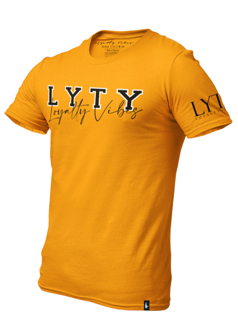 LYTY Logo T-Shirt Gold - Loyalty Vibes