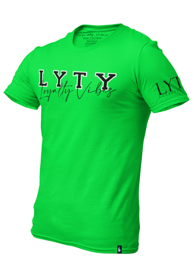 LYTY Logo T-Shirt Green - Loyalty Vibes