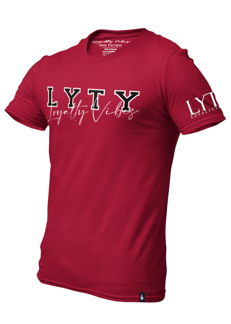 LYTY Logo T-Shirt Maroon - Loyalty Vibes