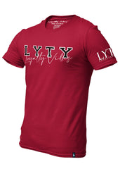 LYTY Logo T-Shirt Maroon - Loyalty Vibes