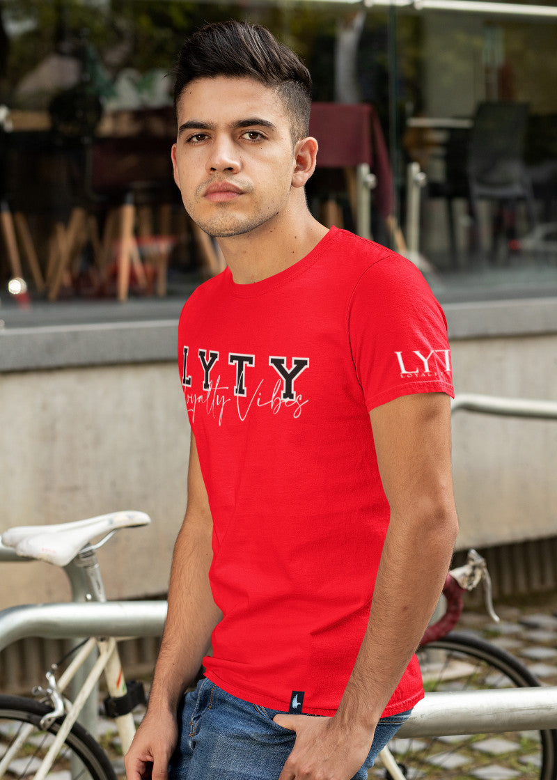 LYTY Logo T-Shirt Red - Loyalty Vibes