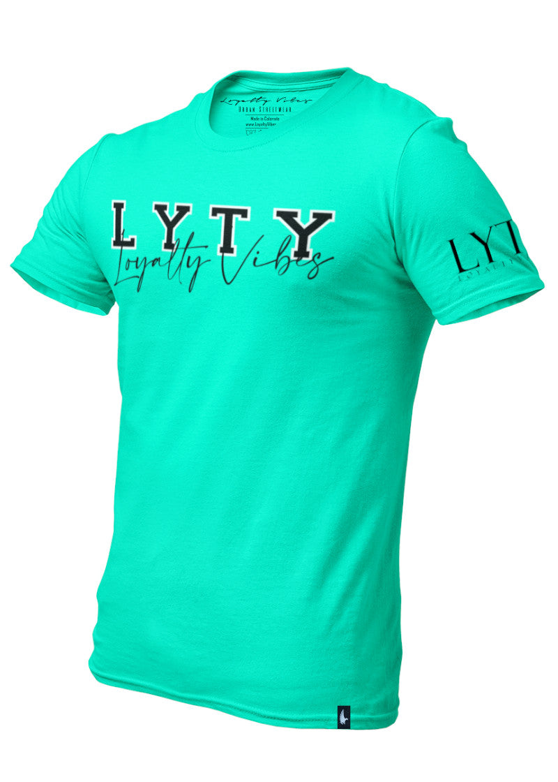 LYTY Logo T-Shirt Teal - Loyalty Vibes