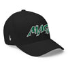 Macho MAGA 2.0 Fitted Hat Black Green - Loyalty Vibes