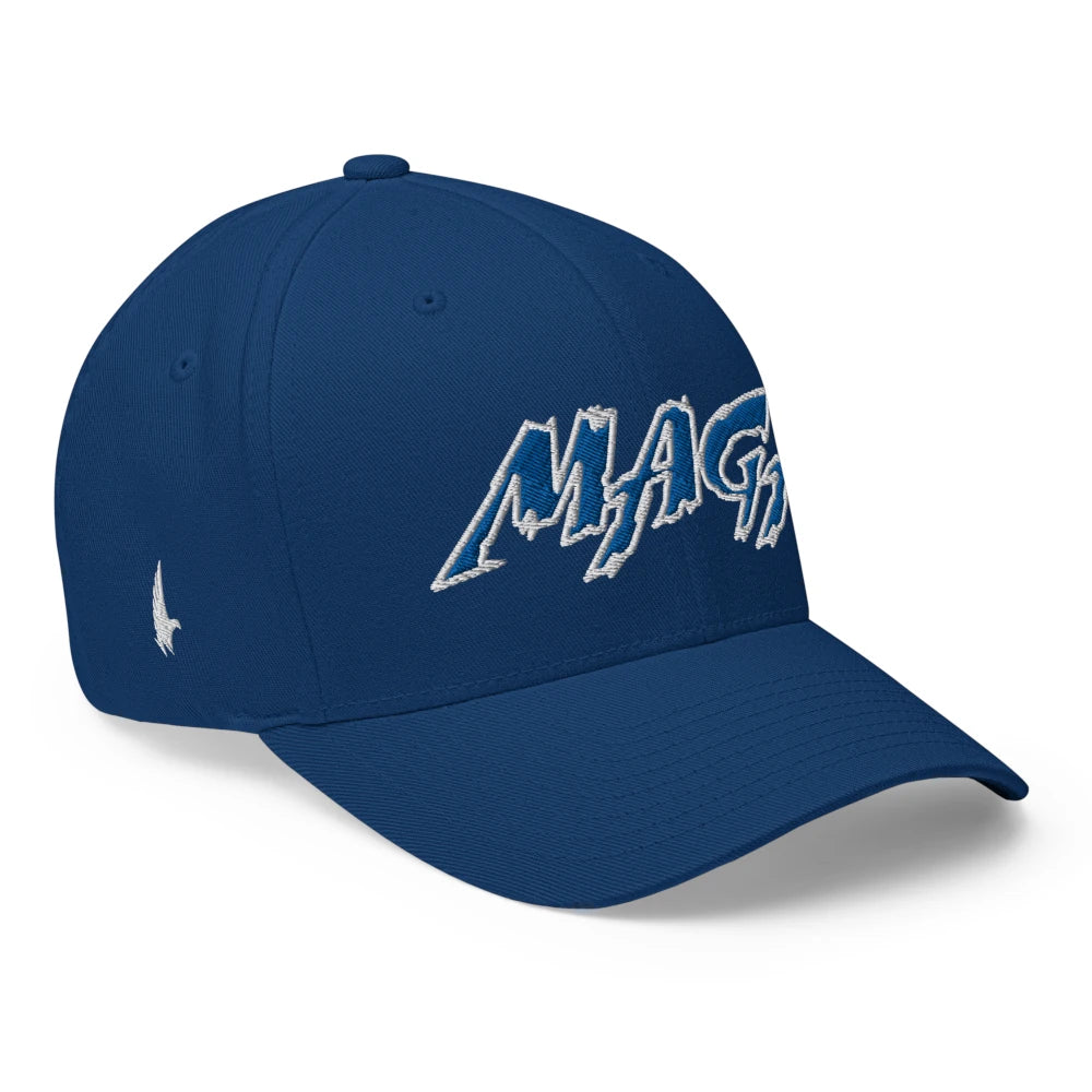 Macho MAGA 2.0 Fitted Hat - Blue/Blue - Loyalty Vibes