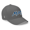 Macho MAGA 2.0 Fitted Hat Grey Blue - Loyalty Vibes