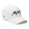 Macho MAGA 2.0 Fitted Hat Whiteout Black - Loyalty Vibes