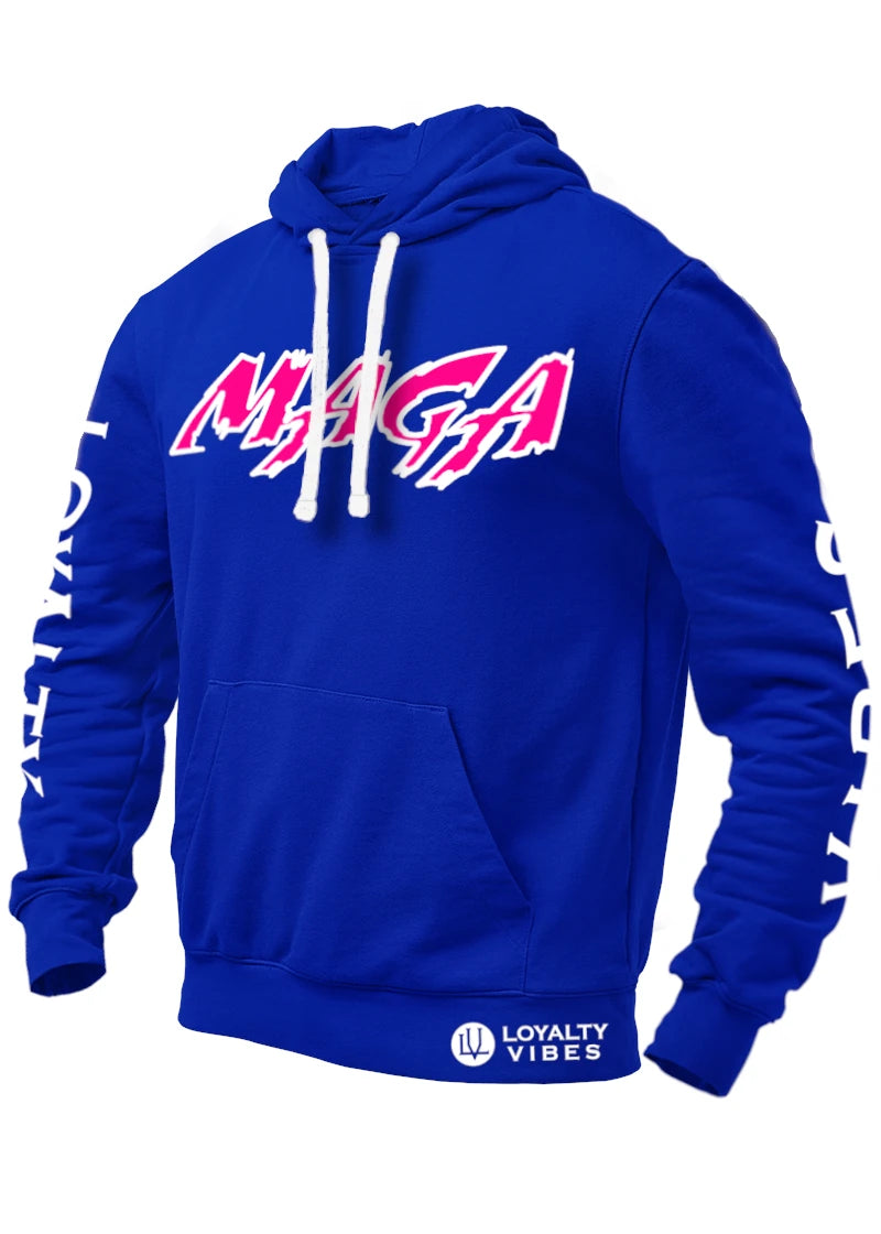 Macho MAGA 2.0 Hoodie - Black/Pink - Loyalty Vibes