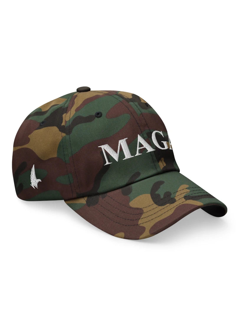 MAGA Dad Hat Camo Green OS - Loyalty Vibes