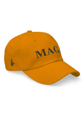 MAGA Dad Hat Citrus Orange Black OS - Loyalty Vibes