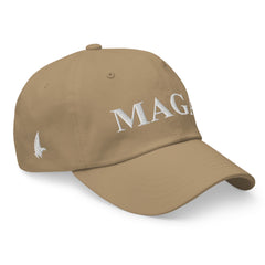 MAGA Dad Hat Sandstone White OS - Loyalty Vibes