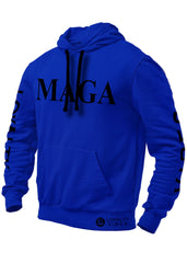 MAGA Hoodie - Blue/Black - Loyalty Vibes