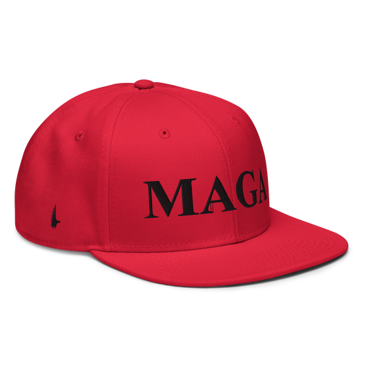 MAGA Snapback Hat Red Black OS - Loyalty Vibes