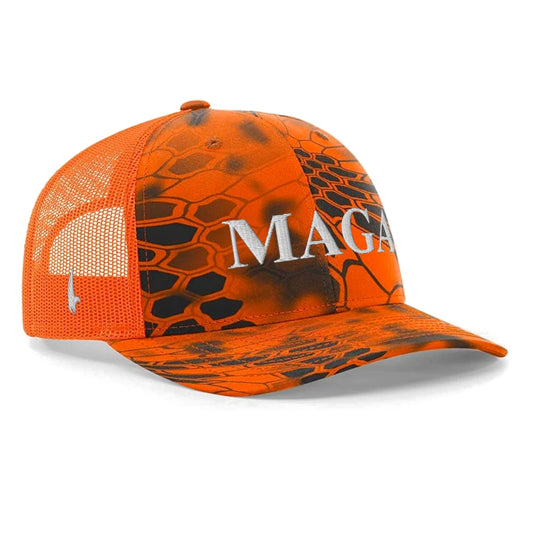 MAGA Trucker Hat Renegade Orange OS - Loyalty Vibes