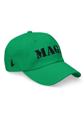 Loyalty Vibes Mega MAGA Hat Green Black One size - Loyalty Vibes