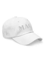 Loyalty Vibes Mega MAGA Hat White Out One size - Loyalty Vibes