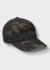 Oilfield AF Fitted Hat - Black Camo/Black - Loyalty Vibes