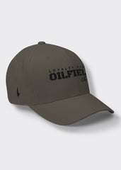 Oilfield AF Fitted Hat - Charcoal Grey/Black - Loyalty Vibes