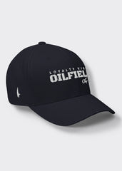 Oilfield AF Fitted Hat - Navy Blue - Loyalty Vibes