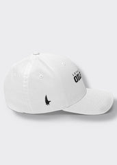 Oilfield AF Fitted Hat - White - Side - Loyalty Vibes