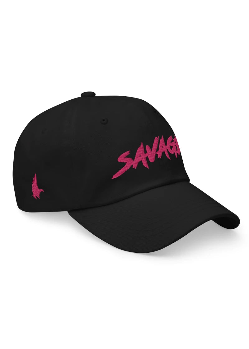 Loyalty Vibes Savage Hat Black Pink One size - Loyalty Vibes