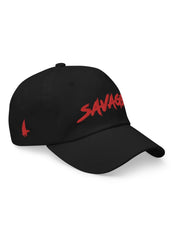 Loyalty Vibes Savage Hat Black Red One size - Loyalty Vibes