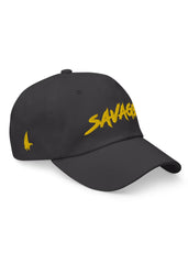 Loyalty Vibes Savage Hat Charcoal Gray Yellow One size - Loyalty Vibes