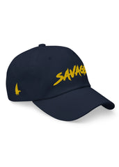 Loyalty Vibes Savage Hat Navy Blue Yellow One size - Loyalty Vibes