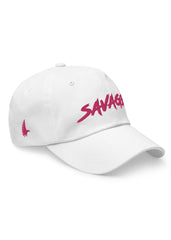 Loyalty Vibes Savage Hat White Pink One size - Loyalty Vibes