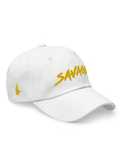 Loyalty Vibes Savage Hat White Yellow One size - Loyalty Vibes