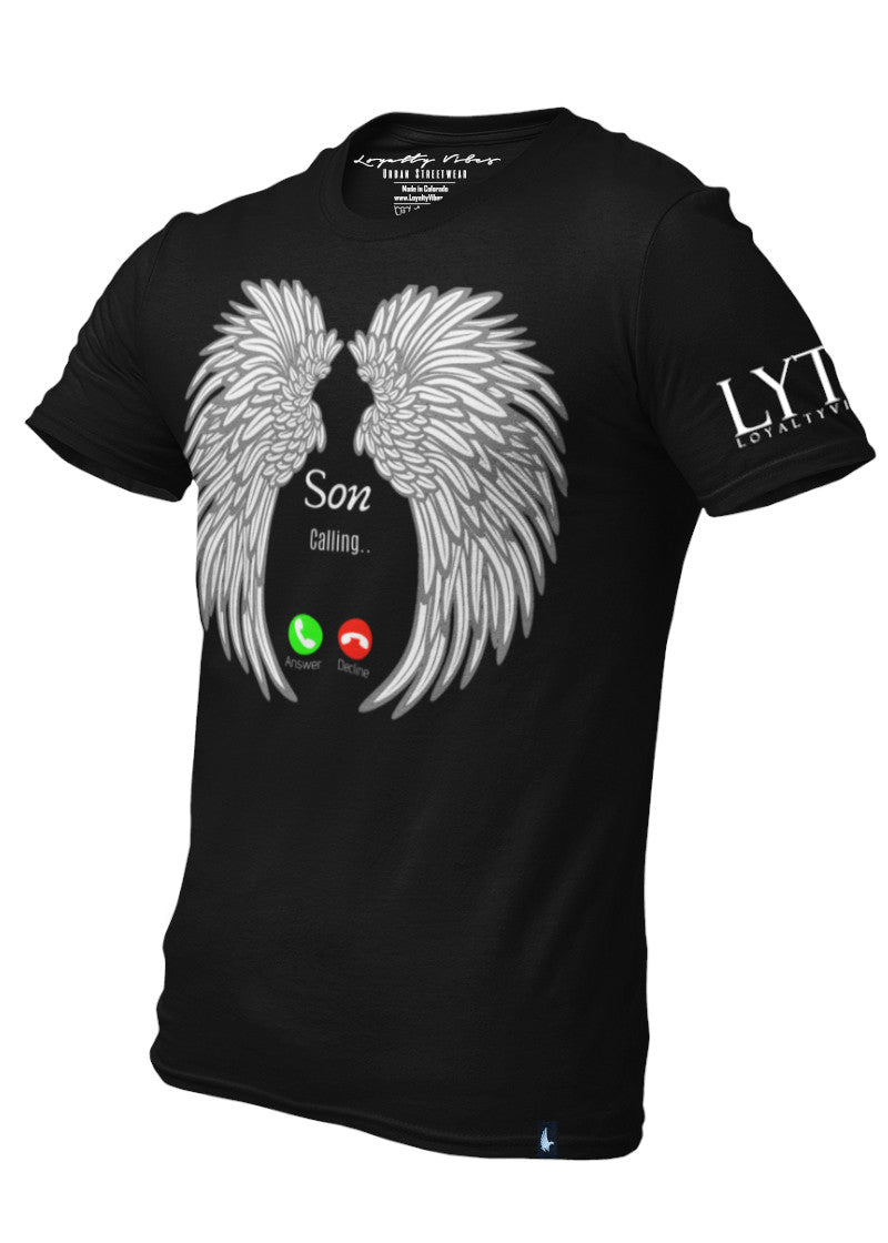 Son Calling Memorial T-Shirt Black - Loyalty Vibes