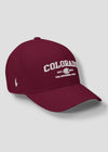 Sportswear Colorado Fitted Hat Maroon - Loyalty Vibes