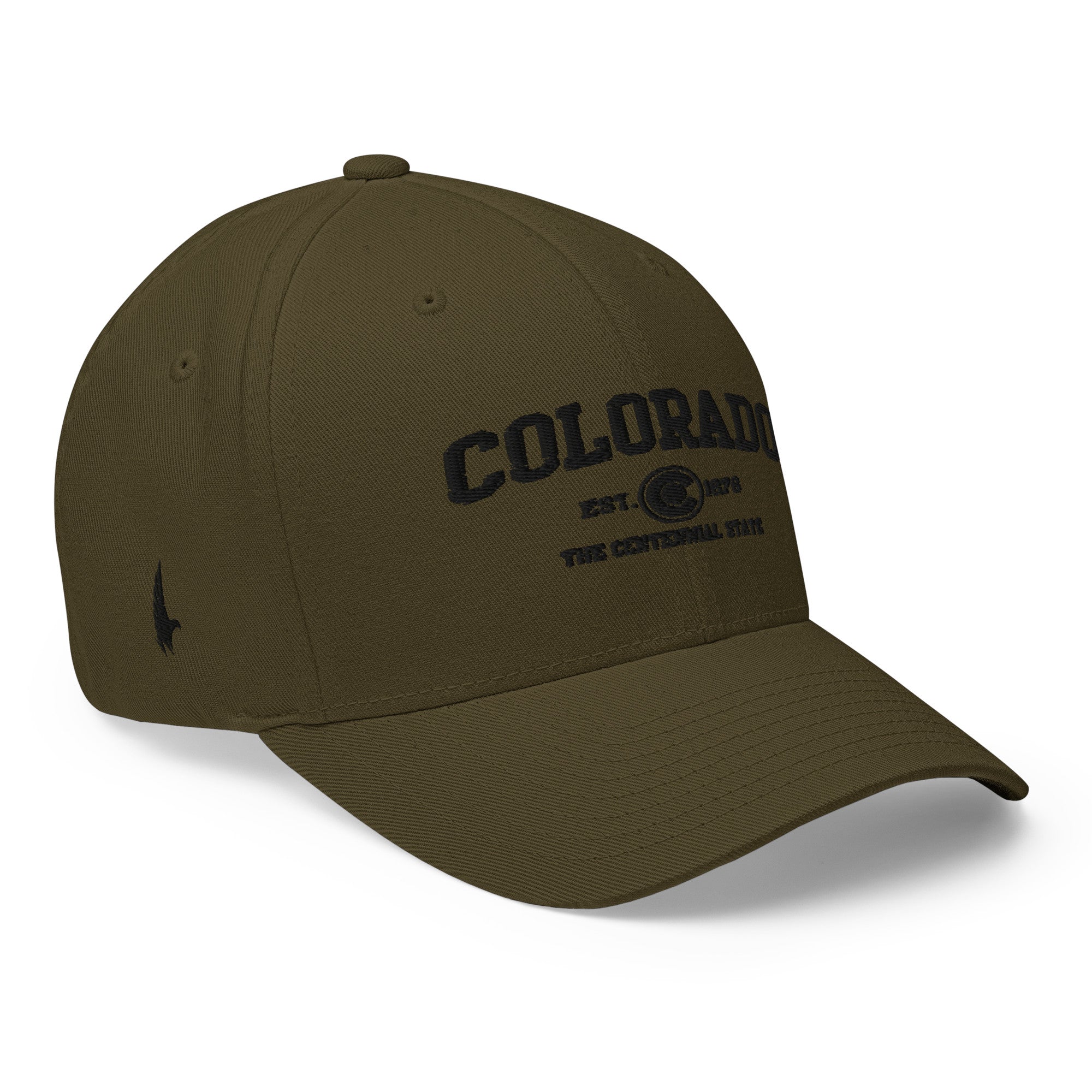 Sportswear Colorado Fitted Hat Military Green Black - Loyalty Vibes