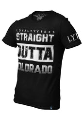 Straight Outta Colorado Graphic Tee - Black - Loyalty Vibes