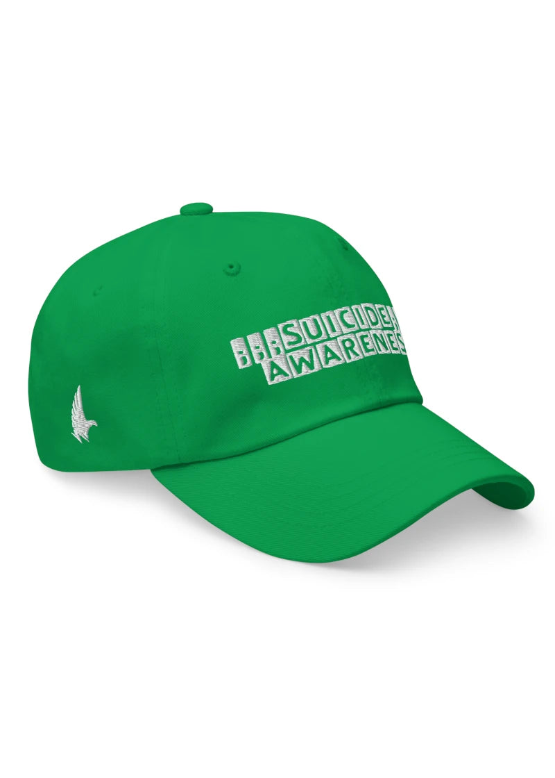 Loyalty Vibes Awareness Dad Hat Green/White - Loyalty Vibes