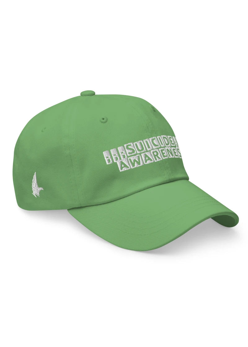Loyalty Vibes Awareness Dad Hat Light Green/White - Loyalty Vibes