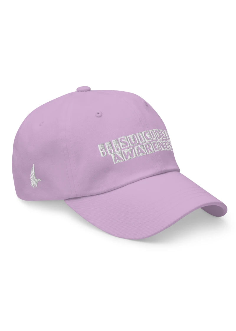 Loyalty Vibes Awareness Dad Hat Light Purple/White - Loyalty Vibes