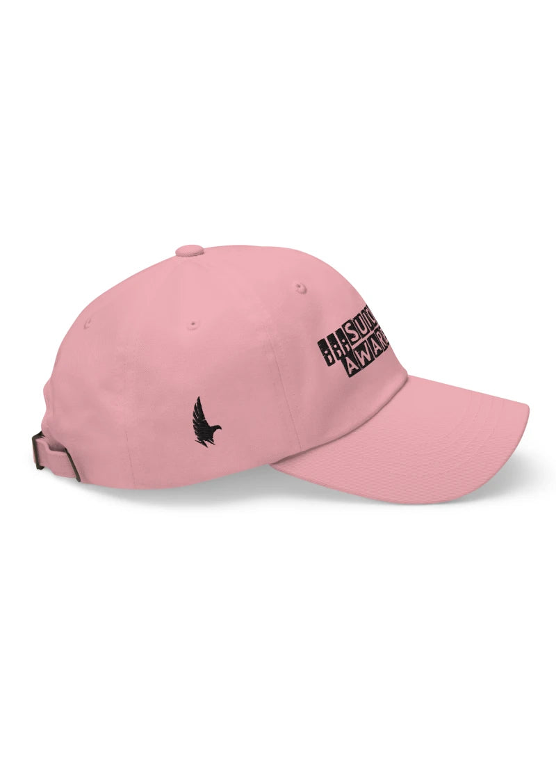 Loyalty Vibes Awareness Dad Hat Pink/Black Right - Loyalty Vibes