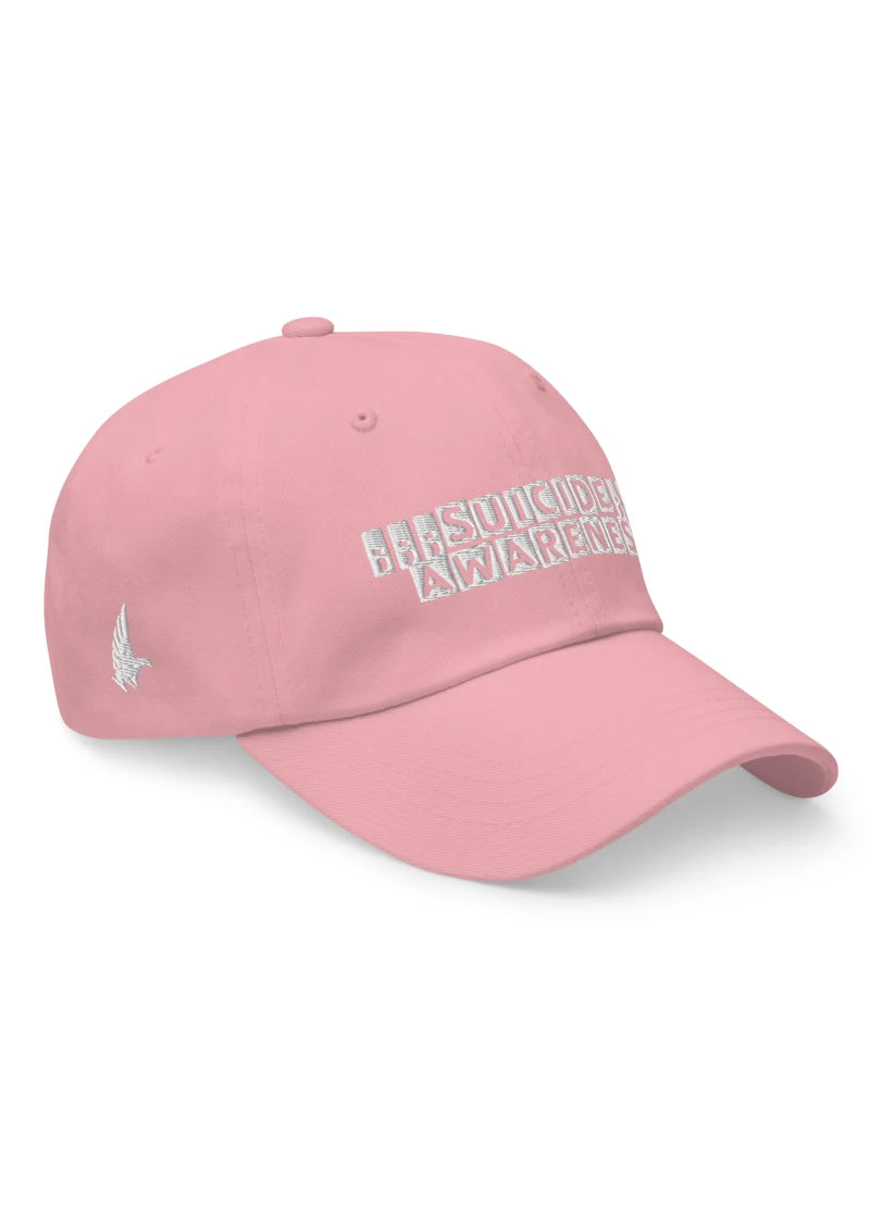 Loyalty Vibes Awareness Dad Hat Pink/White - Loyalty Vibes