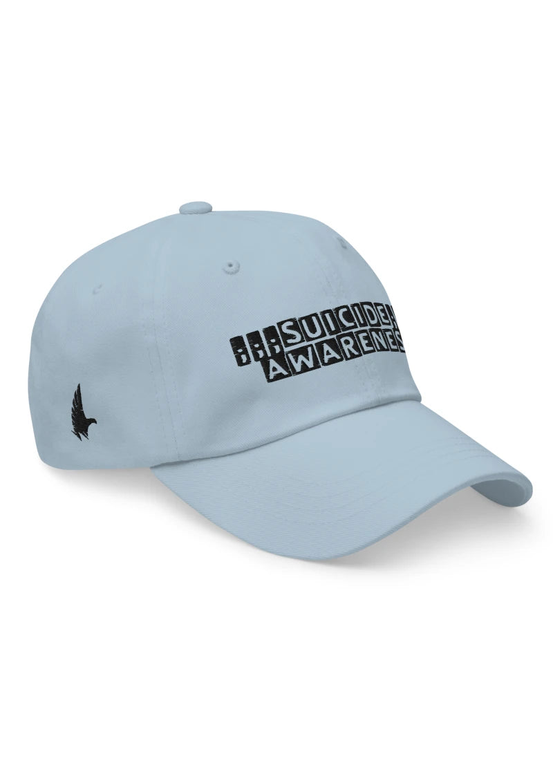 Loyalty Vibes Awareness Dad Hat Sky Blue/Black - Loyalty Vibes