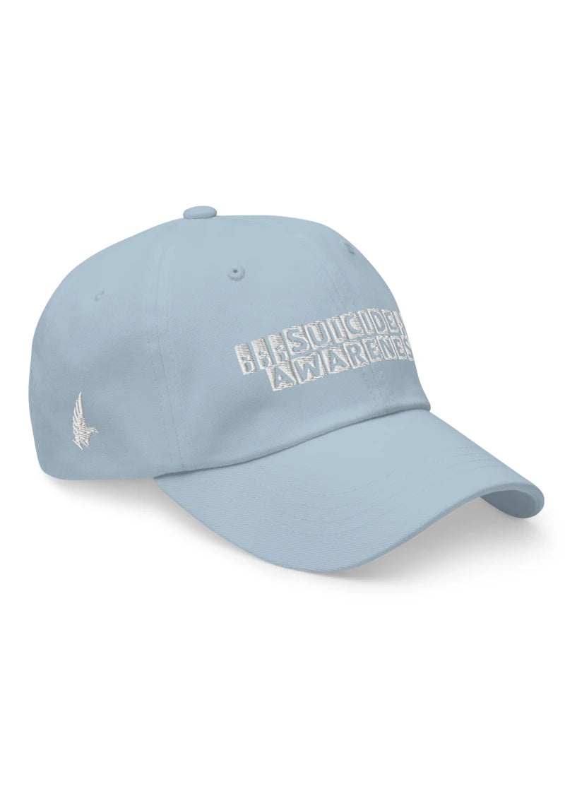 Loyalty Vibes Awareness Dad Hat Sky Blue/White - Loyalty Vibes