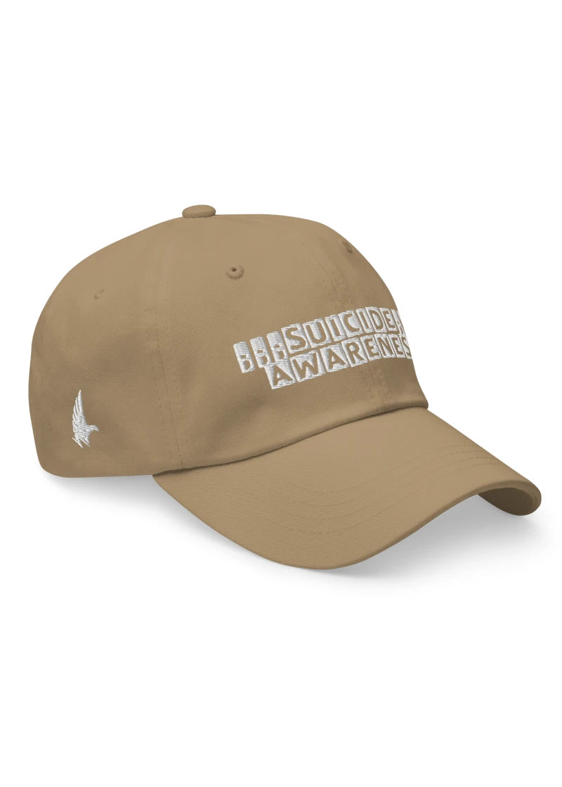Loyalty Vibes Awareness Dad Hat Tan/White - Loyalty Vibes