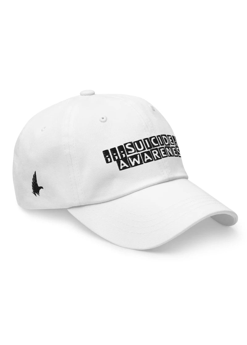Loyalty Vibes Awareness Dad Hat White/Black - Loyalty Vibes