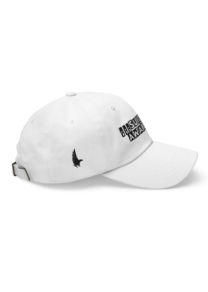 Loyalty Vibes Awareness Dad Hat White/Black - Loyalty Vibes