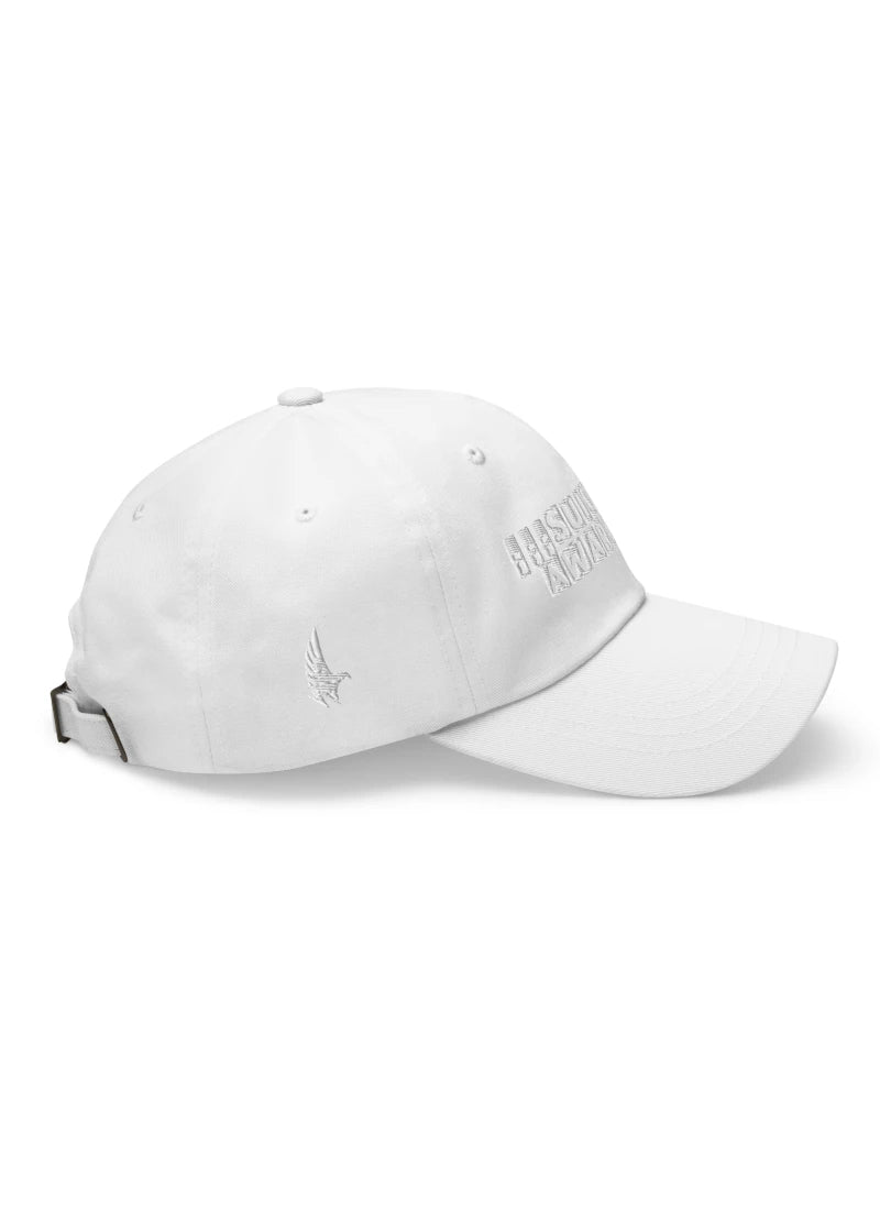 Loyalty Vibes Awareness Dad Hat White Out Right - Loyalty Vibes