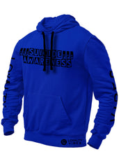 Suicide Awareness Hoodie Blue Black - Loyalty Vibes