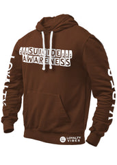 Suicide Awareness Hoodie Brown - Loyalty Vibes