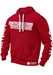 Suicide Awareness Hoodie Maroon - Loyalty Vibes