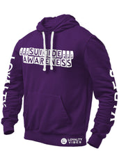 Suicide Awareness Hoodie Purple - Loyalty Vibes