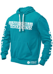 Suicide Awareness Hoodie Urban Blue - Loyalty Vibes