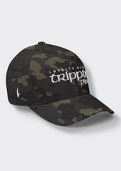 Trippin Pipe Fitted Hat - Black Camo - Loyalty Vibes